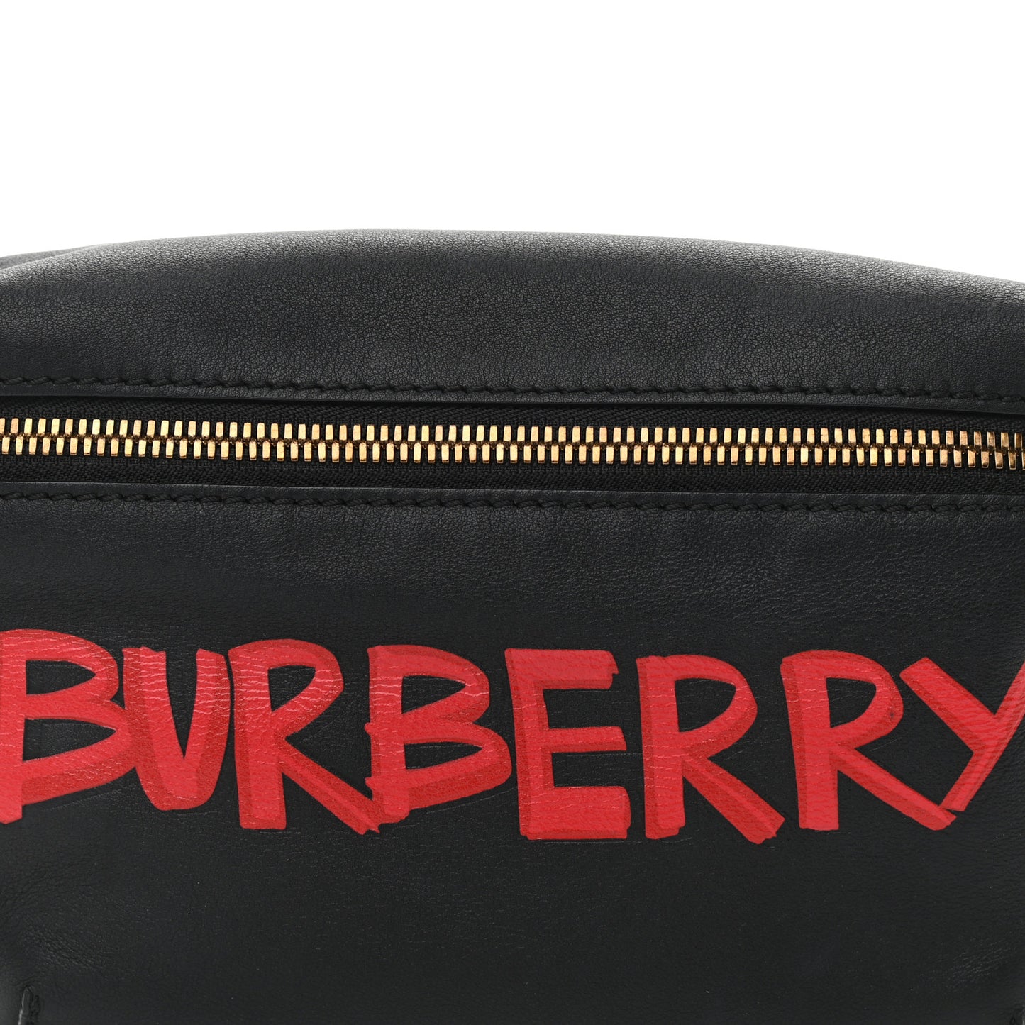 Calfskin Medium Sonny Bum Bag Black Red