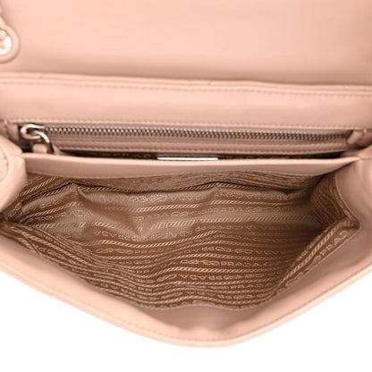 Prada Nappa Triangle Stitched Large Spectrum Bag Cipria 5 of 13
