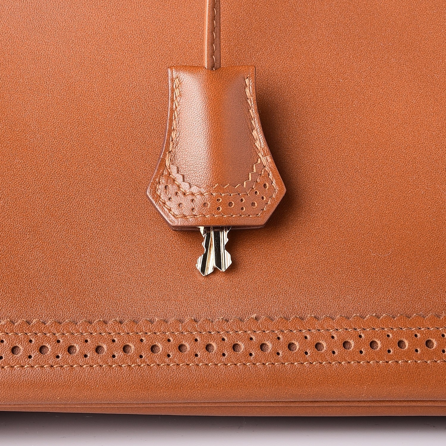 Hermes Tadelakt Ghillies Birkin 35 Fauve 24 of 29