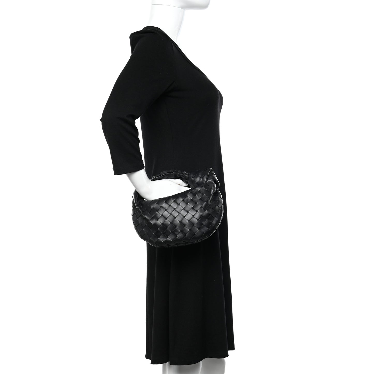 Nappa Intrecciato Mini Jodie Black