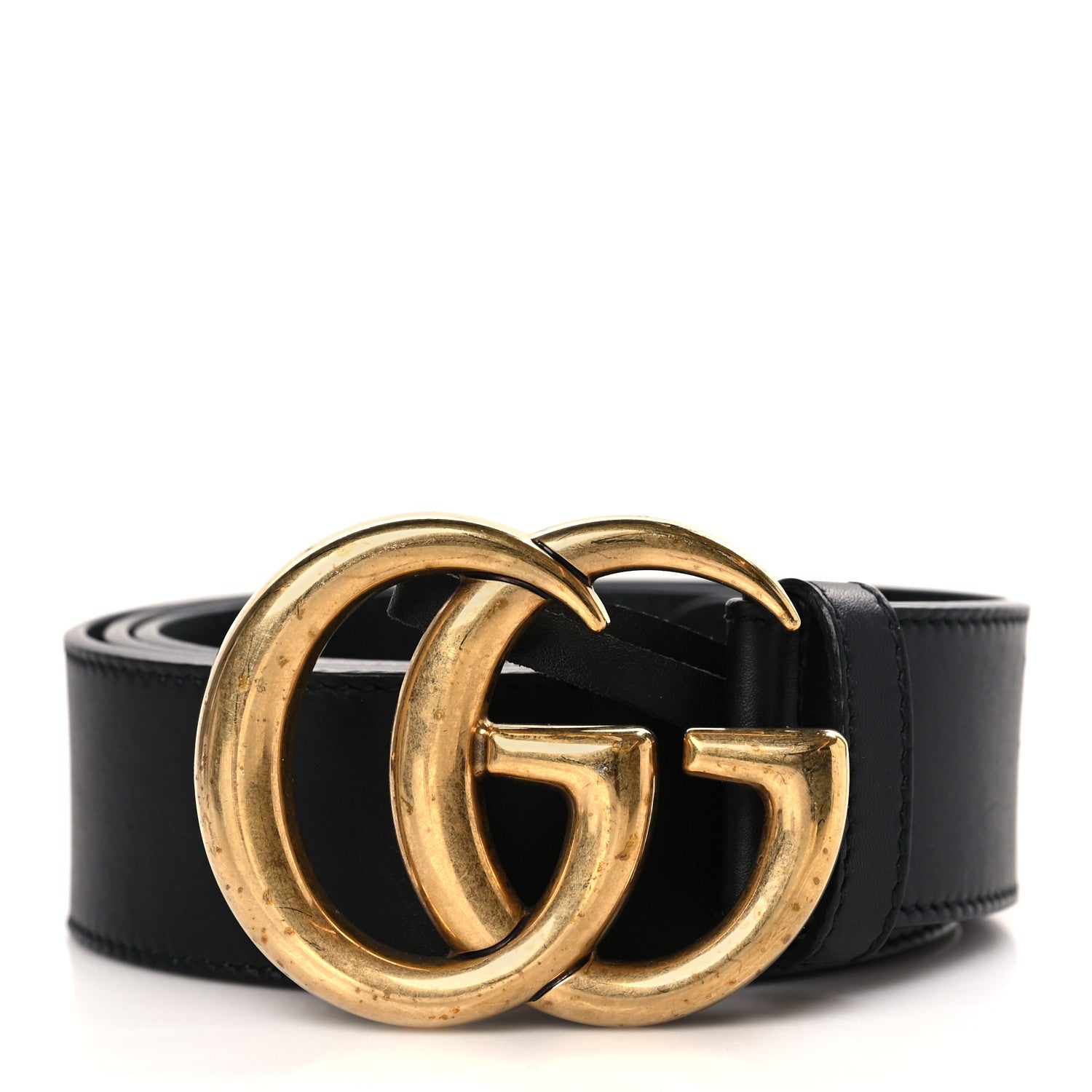 Gucci Calfskin Double G 40mm Belt 95 38 Black 1 of 7
