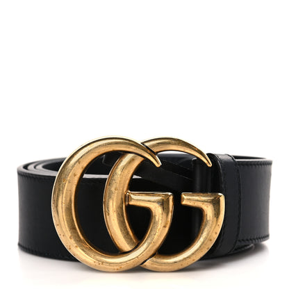 Gucci Calfskin Double G 40mm Belt 95 38 Black 1 of 7