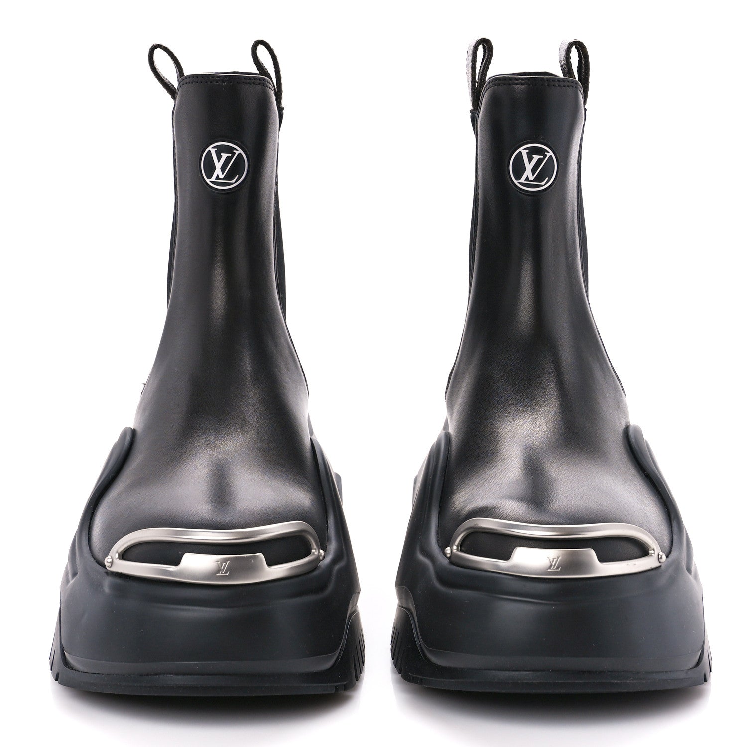 Louis Vuitton Calfskin Archlight 2.0 Block Heel Ankle Boots 37 Black 2 of 10