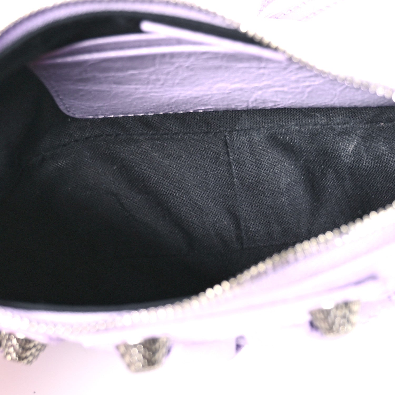 Balenciaga Agneau Arena Le Cagole Mini Purse With Chain Lilac 5 of 11