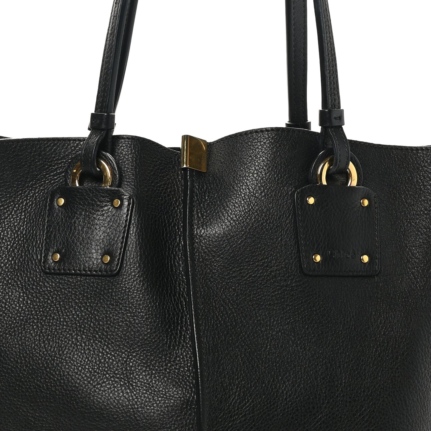 Smooth Calfskin Medium Vick Tote Black