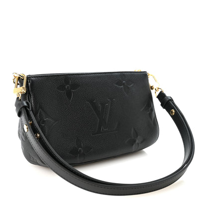 Louis Vuitton Empreinte Monogram Giant Multi Pochette Accessories Black 3 of 10