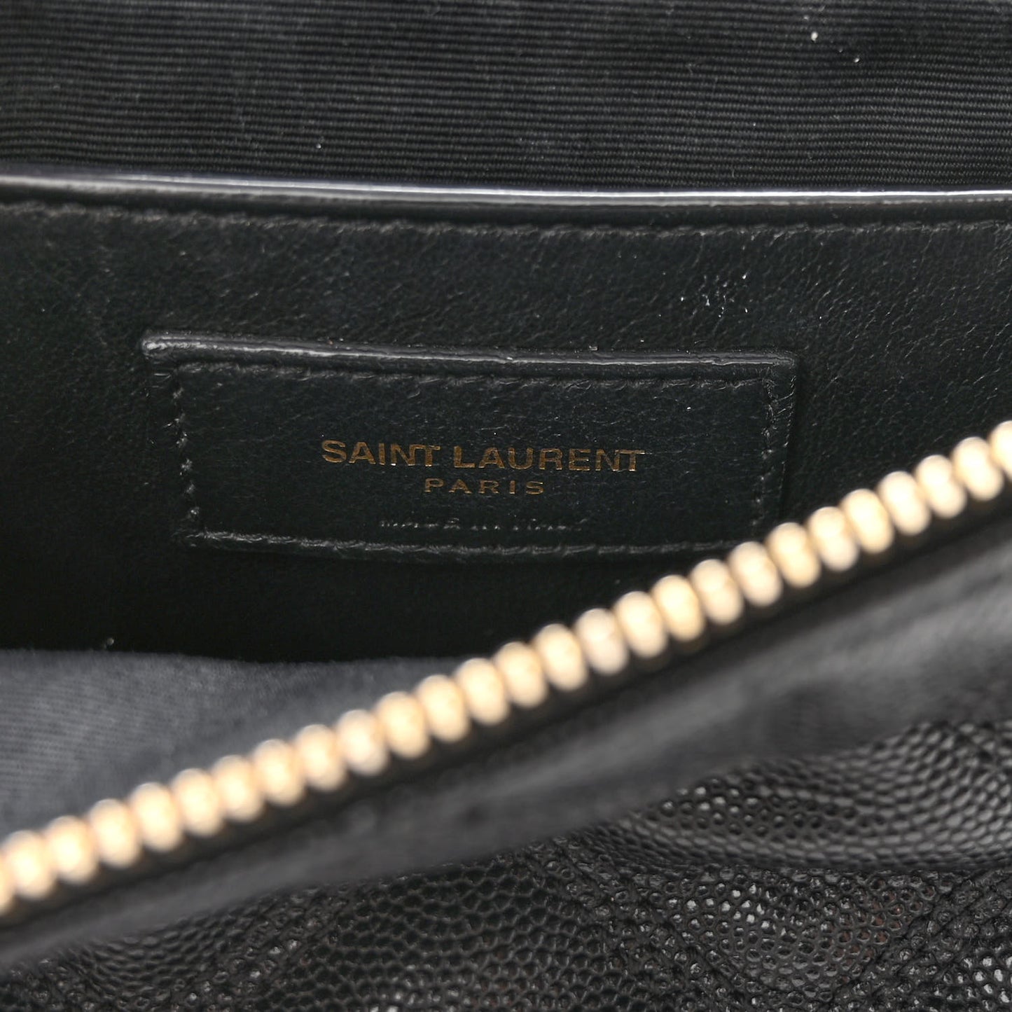 Grain de Poudre Quilted 80's Vanity Bag Black