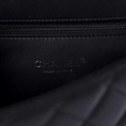 Chanel Lambskin Quilted Small CC Filigree Flap Black 8 of 11