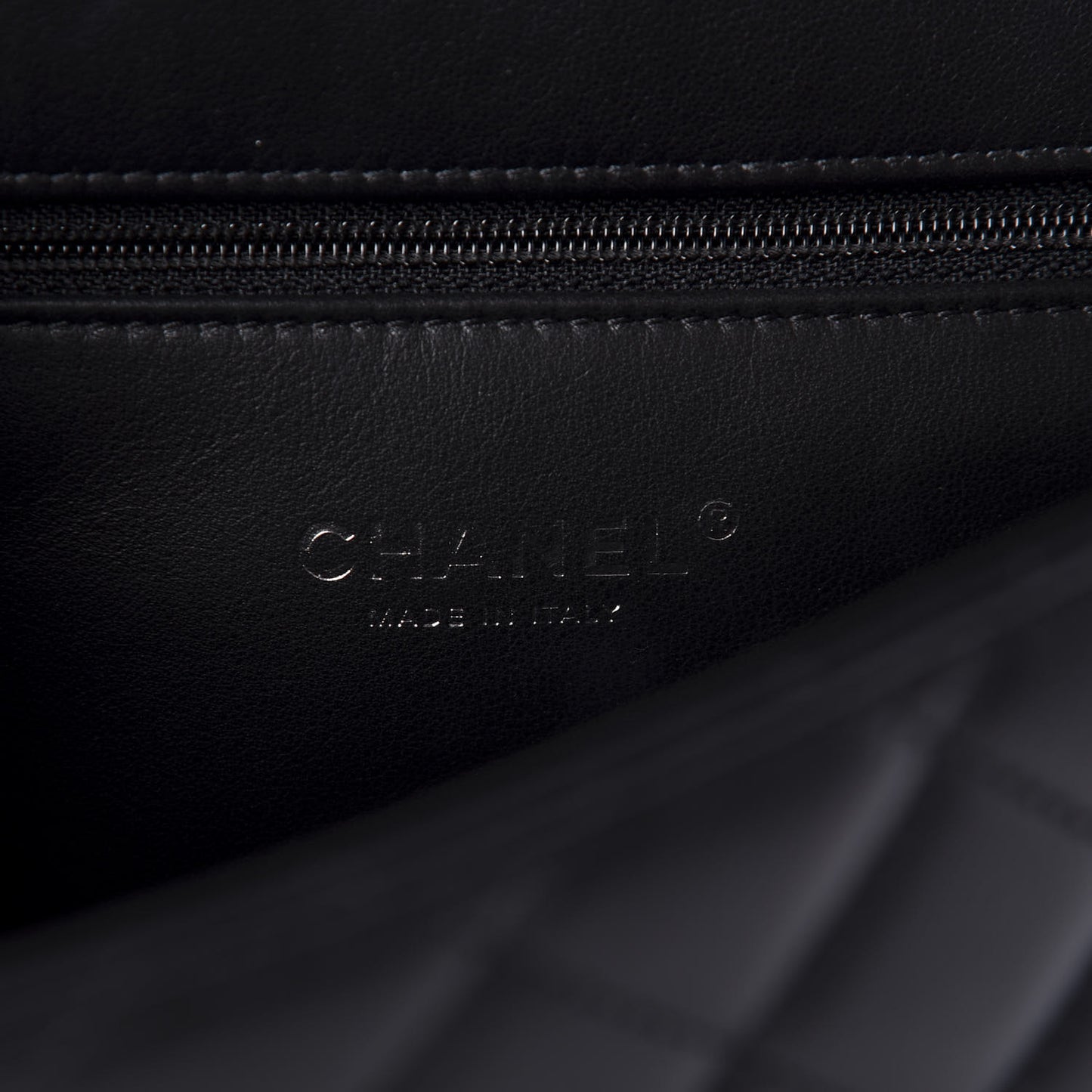 Lambskin Quilted Small CC Filigree Flap Black