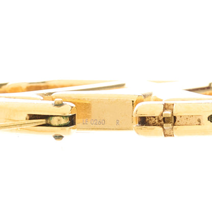 Louis Vuitton Metal Louise Hoop Earrings Gold 3 of 3