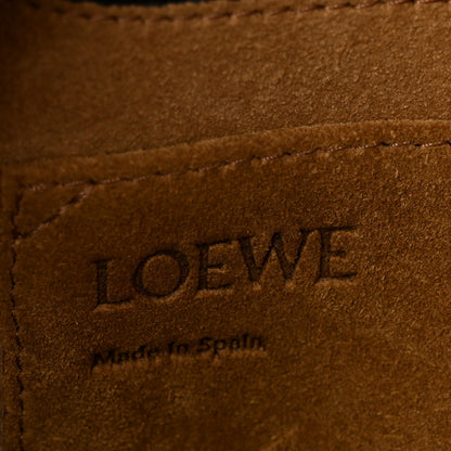 Loewe Grained Calfskin Small Gate Crossbody Bag Pecan Black 6 of 9
