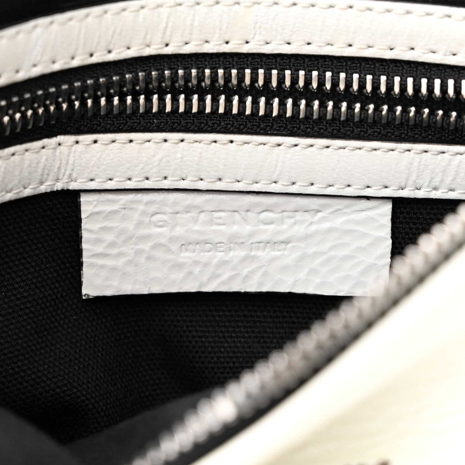 Givenchy Crinkled Patent Deerskin Mini Pandora White 6 of 19