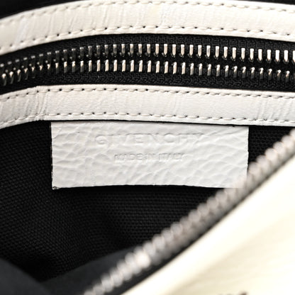 Givenchy Crinkled Patent Deerskin Mini Pandora White 6 of 19