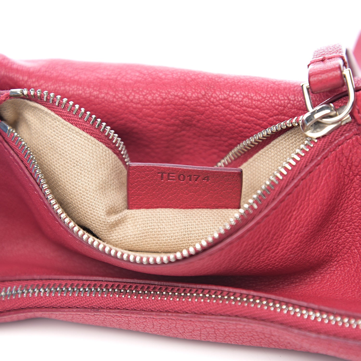 Givenchy Sugar Goatskin Pandora Wristlet Raspberry 6 of 6