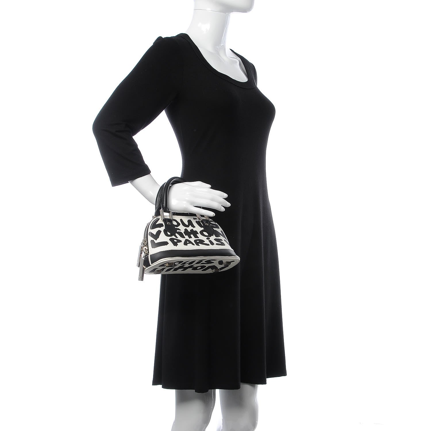 Louis Vuitton Graffiti Alma PM Black 2 of 6