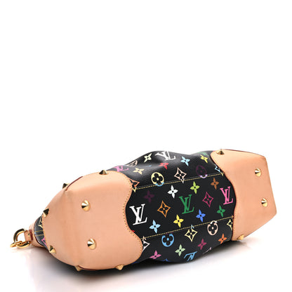 Louis Vuitton Monogram Multicolor Judy MM Black 4 of 12