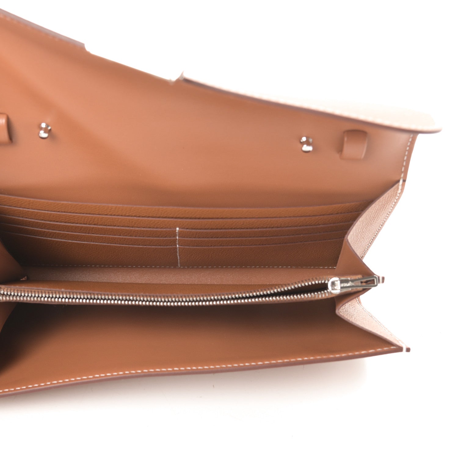 Hermes Epsom Constance Long Wallet To Go Gold 5 of 12