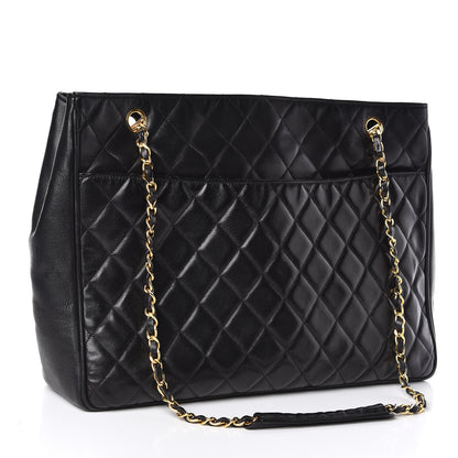 Chanel Lambskin Quilted Shoulder Bag Black 3 of 12