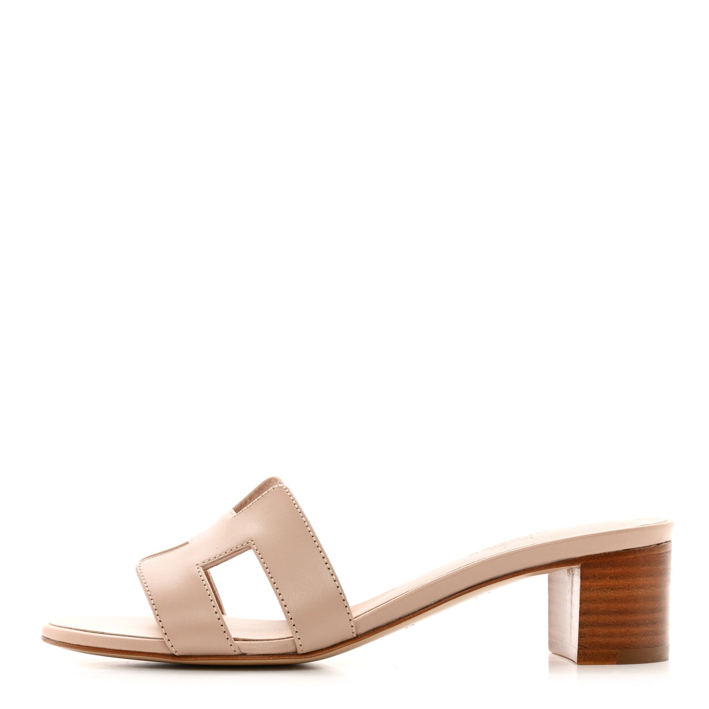 Calfskin Oasis Sandals 35 Beige Nude