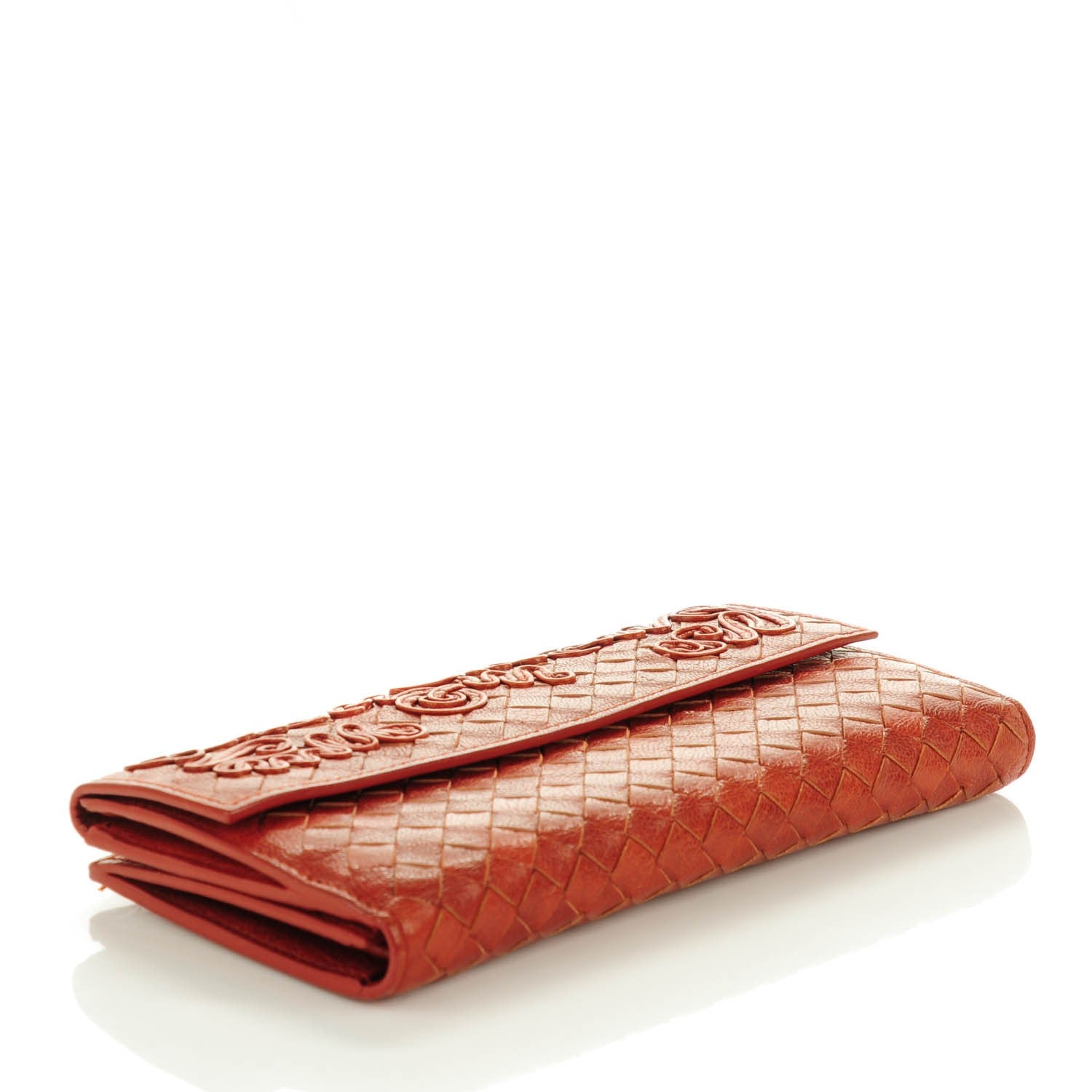 Bottega Veneta Goatskin Intrecciato Continental Wallet Pompei 4 of 8
