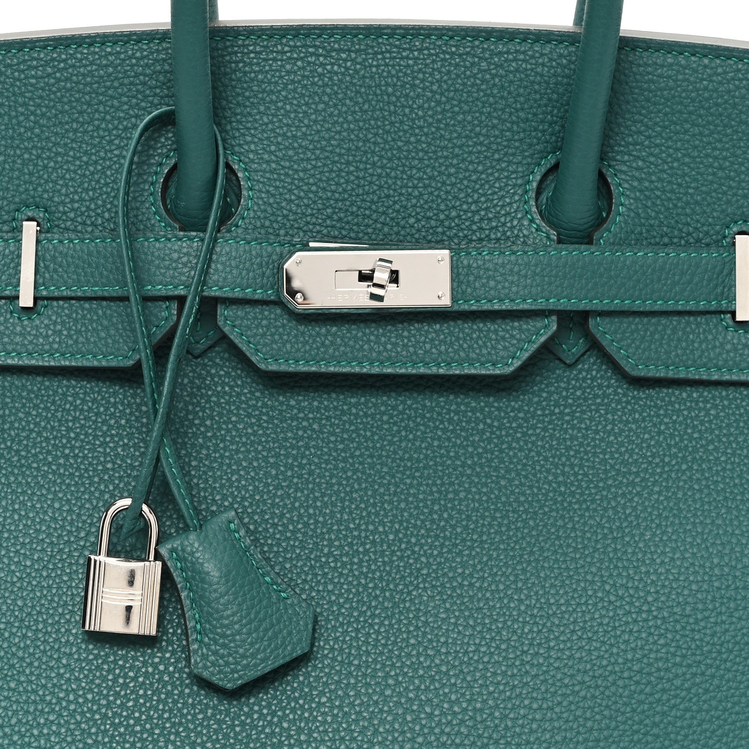Hermes Togo Birkin 35 Malachite 8 of 13