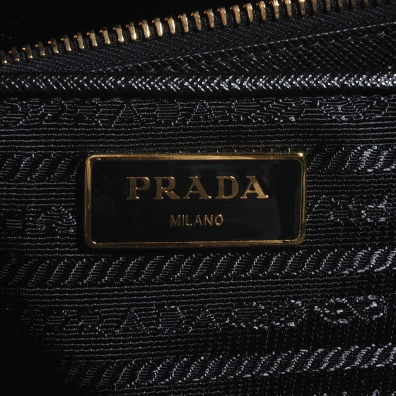 Saffiano Lux Medium Tote Nero Black