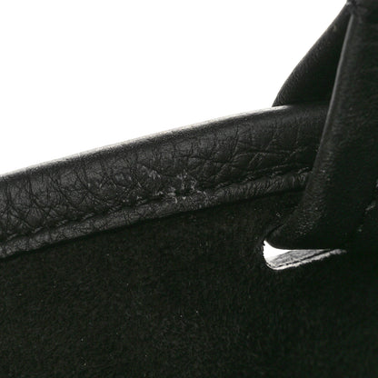 The Row Grained Calfskin Park Tote Three Black 12 of 12