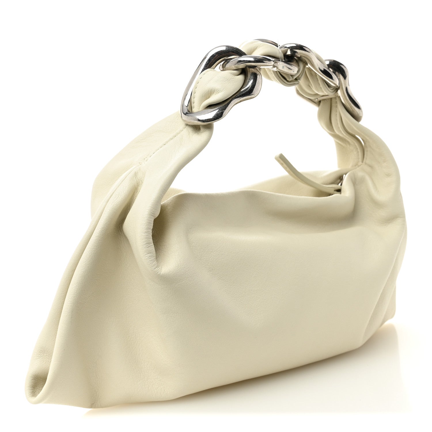 Burberry Calfskin Mini Swan Chain Shoulder Bag Almond 3 of 10