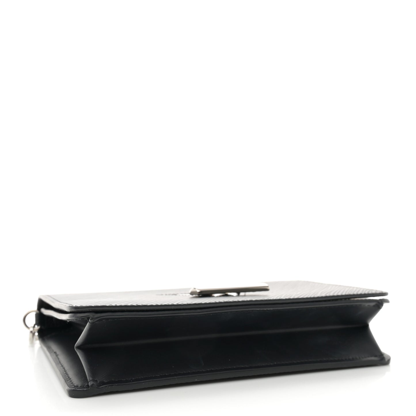 Epi Twist Belt Chain Wallet Black