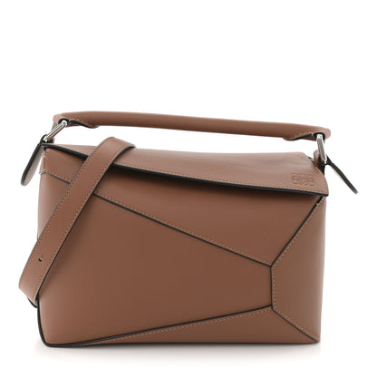 Loewe Calfskin Small Puzzle Edge Bag Tan 1 of 10