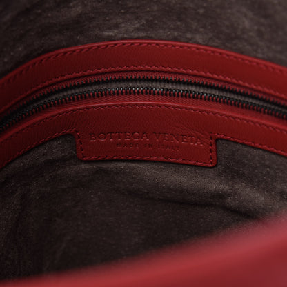 Bottega Veneta Nappa Intrecciato Large Veneta Hobo Red 8 of 10