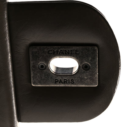 Chanel Aged Calfskin Jumbo New Portobello Flap Grey 7 of 11