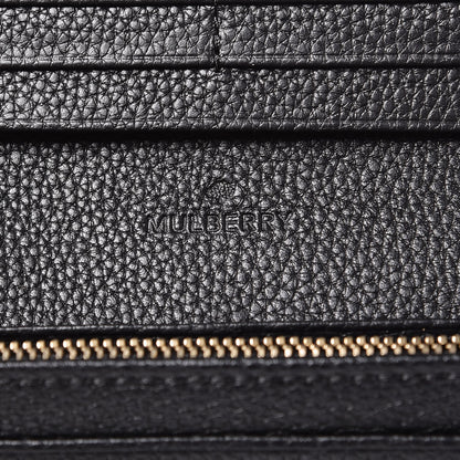 Mulberry Classic Grain Small Tree Continental Wallet Black 6 of 7