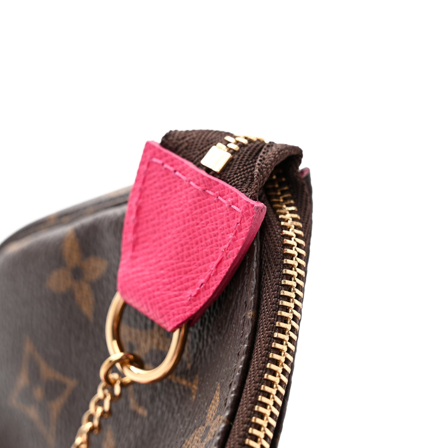 Monogram 2019 Christmas Animation Mini Courchevel Pochette Accessories Fuchsia