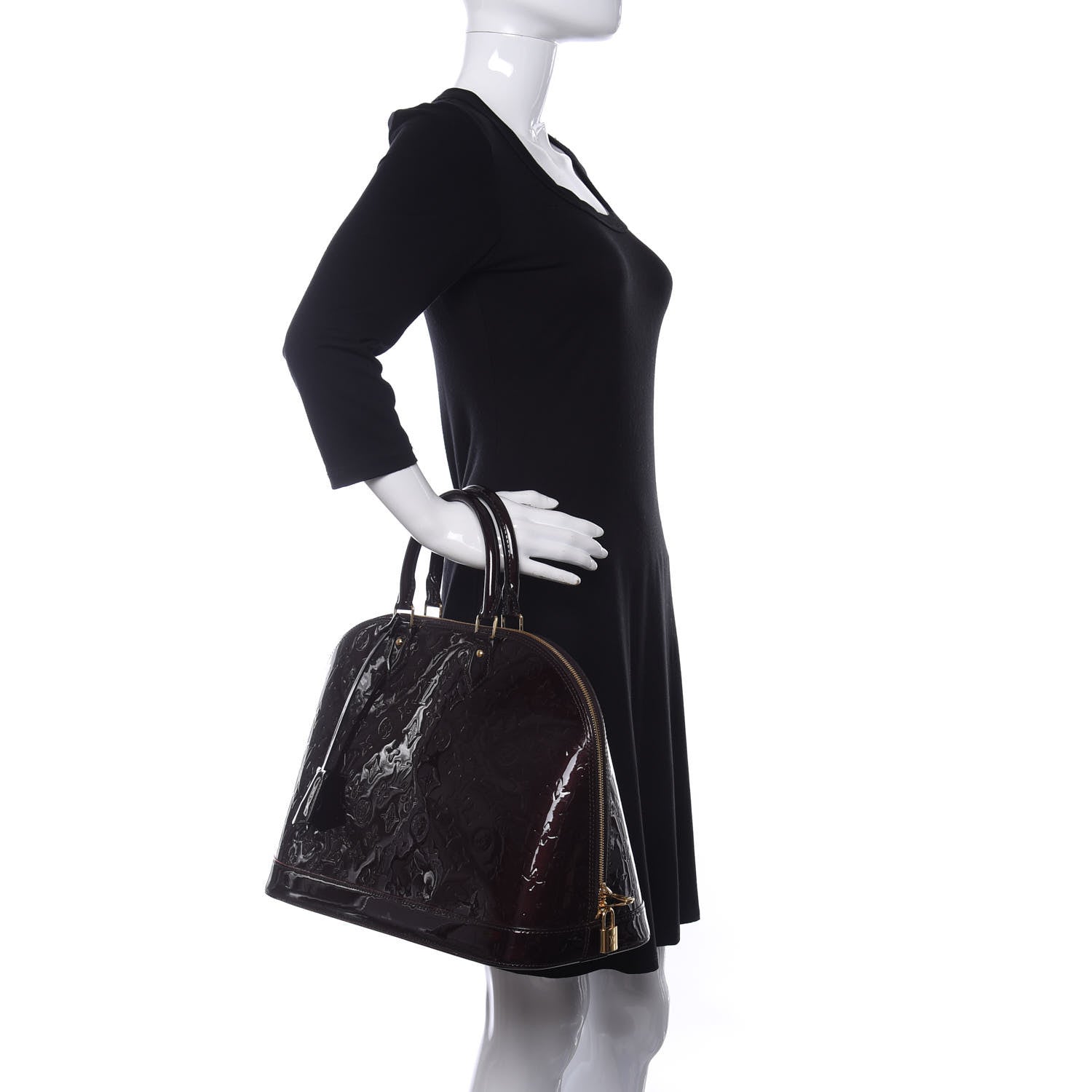 Louis Vuitton Vernis Alma GM Amarante 2 of 10