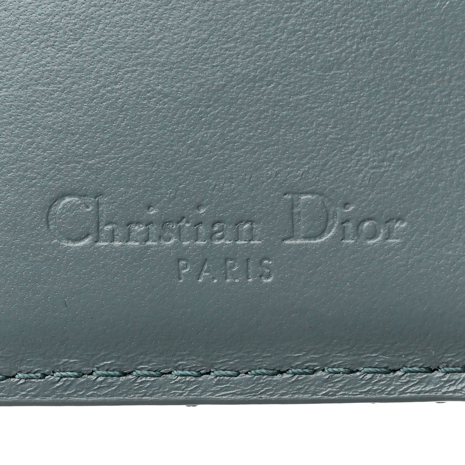 Christian Dior Patent Cannage Small Lady Dior Flap Card Holder Gray Stone 6 of 6