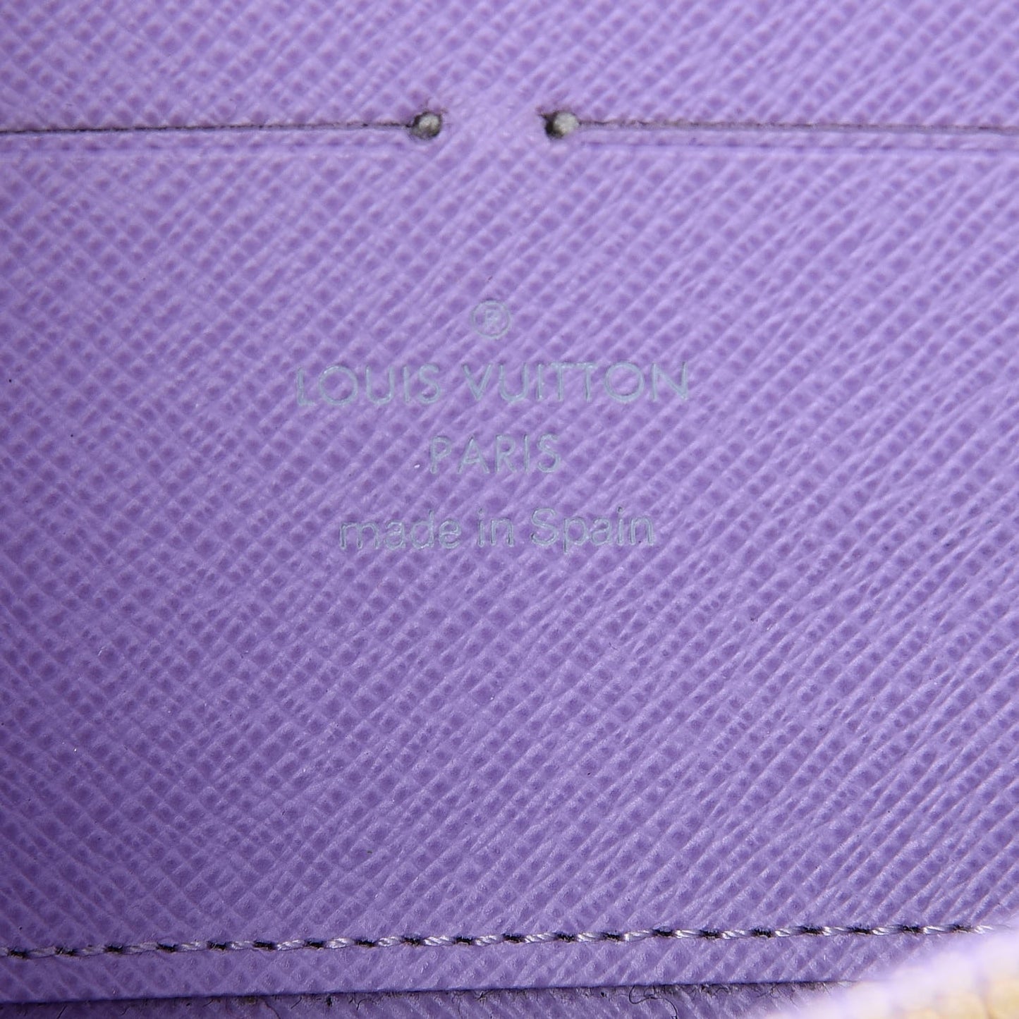Monogram Multicolor Zippy Wallet Black Violet