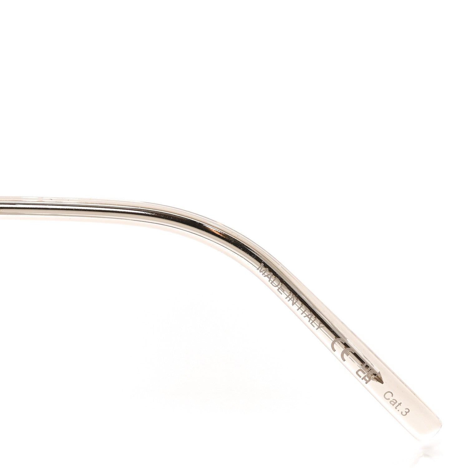 Saint Laurent Acetate Cat Eye Mica Thin SL 737 Sunglasses Translucent Beige 6 of 7