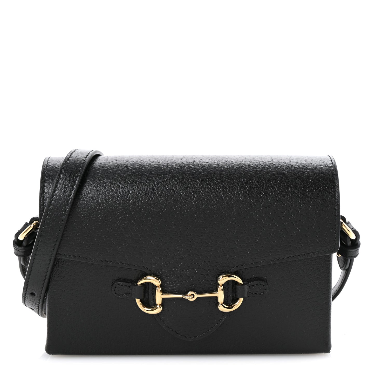 Calfskin Horsebit 1955 Shoulder Bag Black