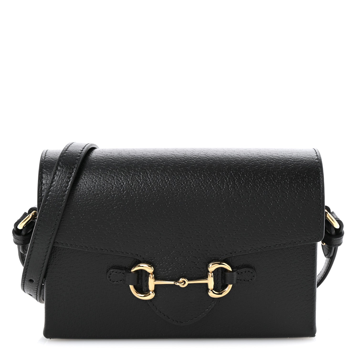 Gucci Calfskin Horsebit 1955 Shoulder Bag Black 1 of 11