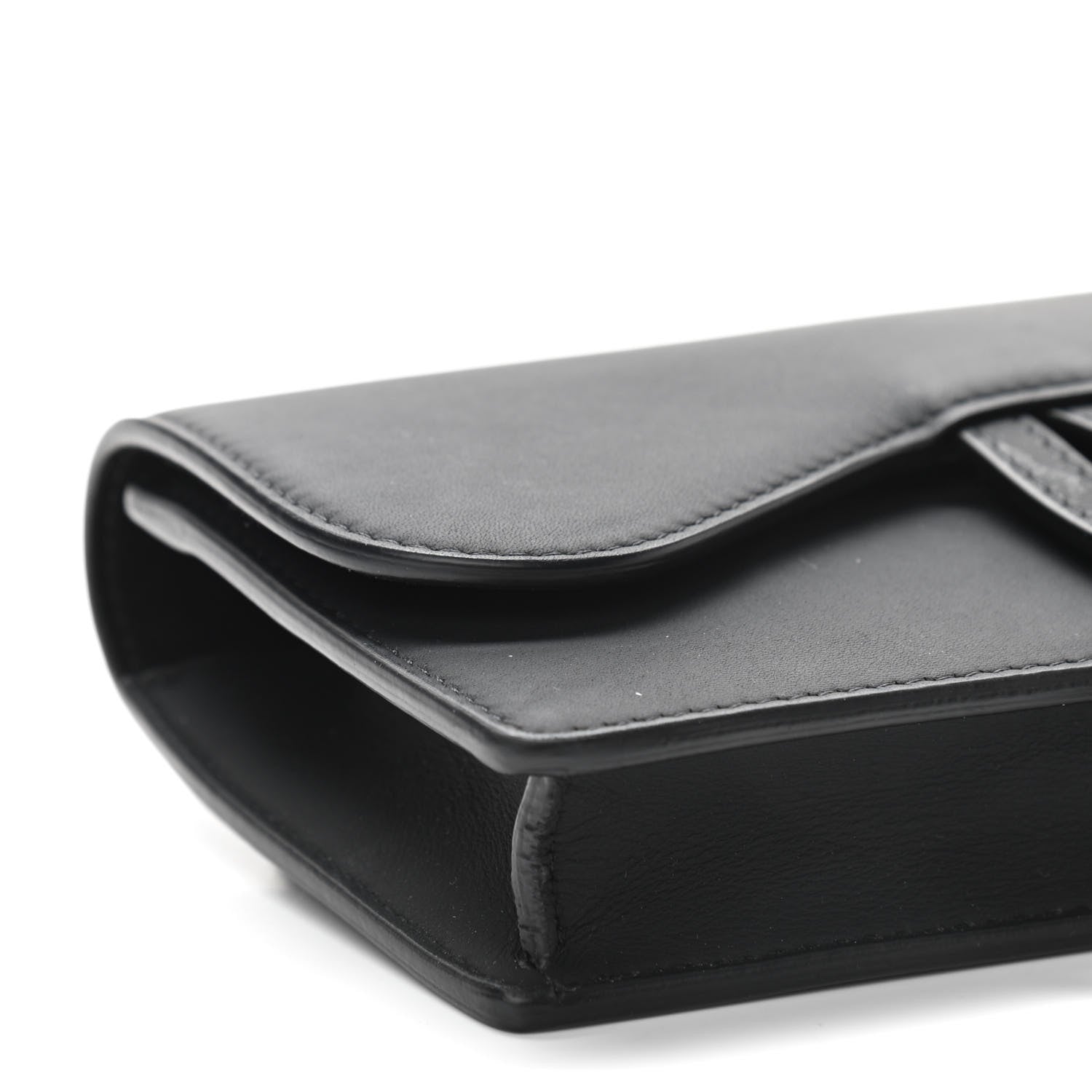 Christian Dior Ultra Matte Calfskin Saddle Belt Bag Black 4 of 9