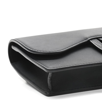 Christian Dior Ultra Matte Calfskin Saddle Belt Bag Black 4 of 9