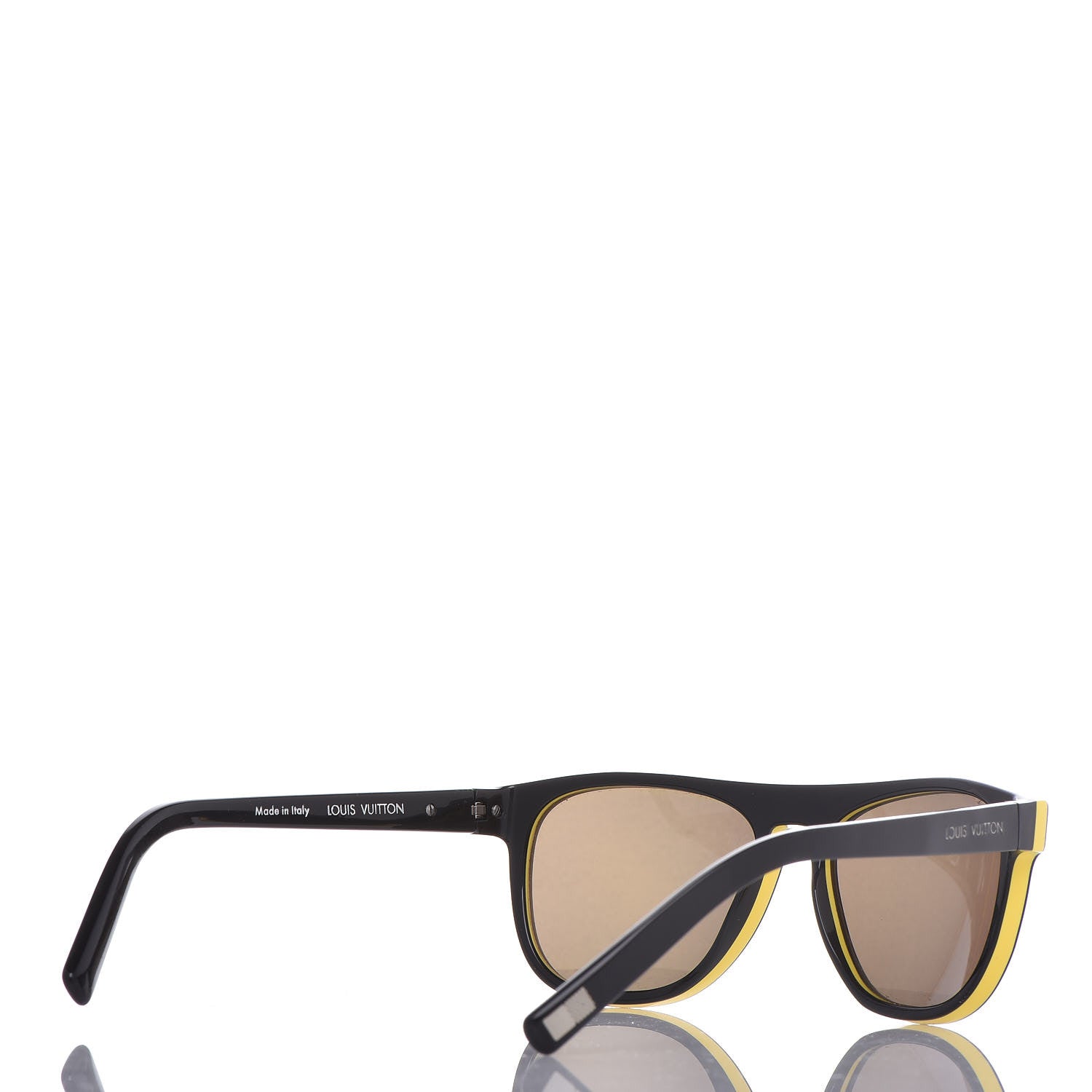 Louis Vuitton Oliver Sunglasses Z0794W Black Yellow 4 of 7