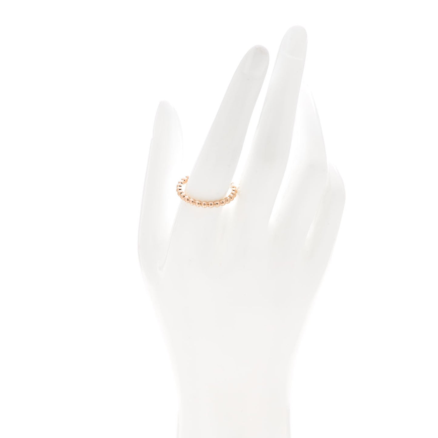 18K Rose Gold Medium Perlee Ring 61 9.5