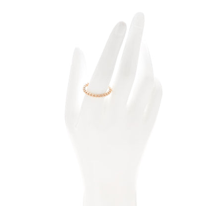 Van Cleef & Arpels 18K Rose Gold Medium Perlee Ring 61 9.5 2 of 5