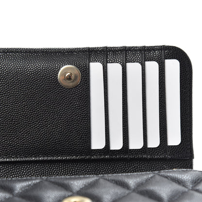 Chanel Caviar Quilted Mini Wallet On Chain WOC Black 8 of 10