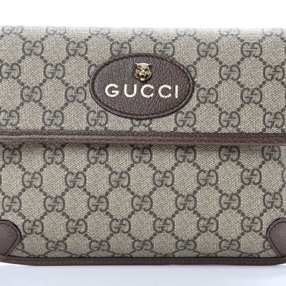 Gucci GG Supreme Monogram Neo Vintage Web Belt Bag Brown 7 of 9