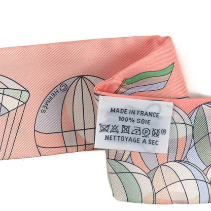 Hermes Silk Les Folies Du Ciel Twilly Grenadine Vert Multicolor 3 of 3