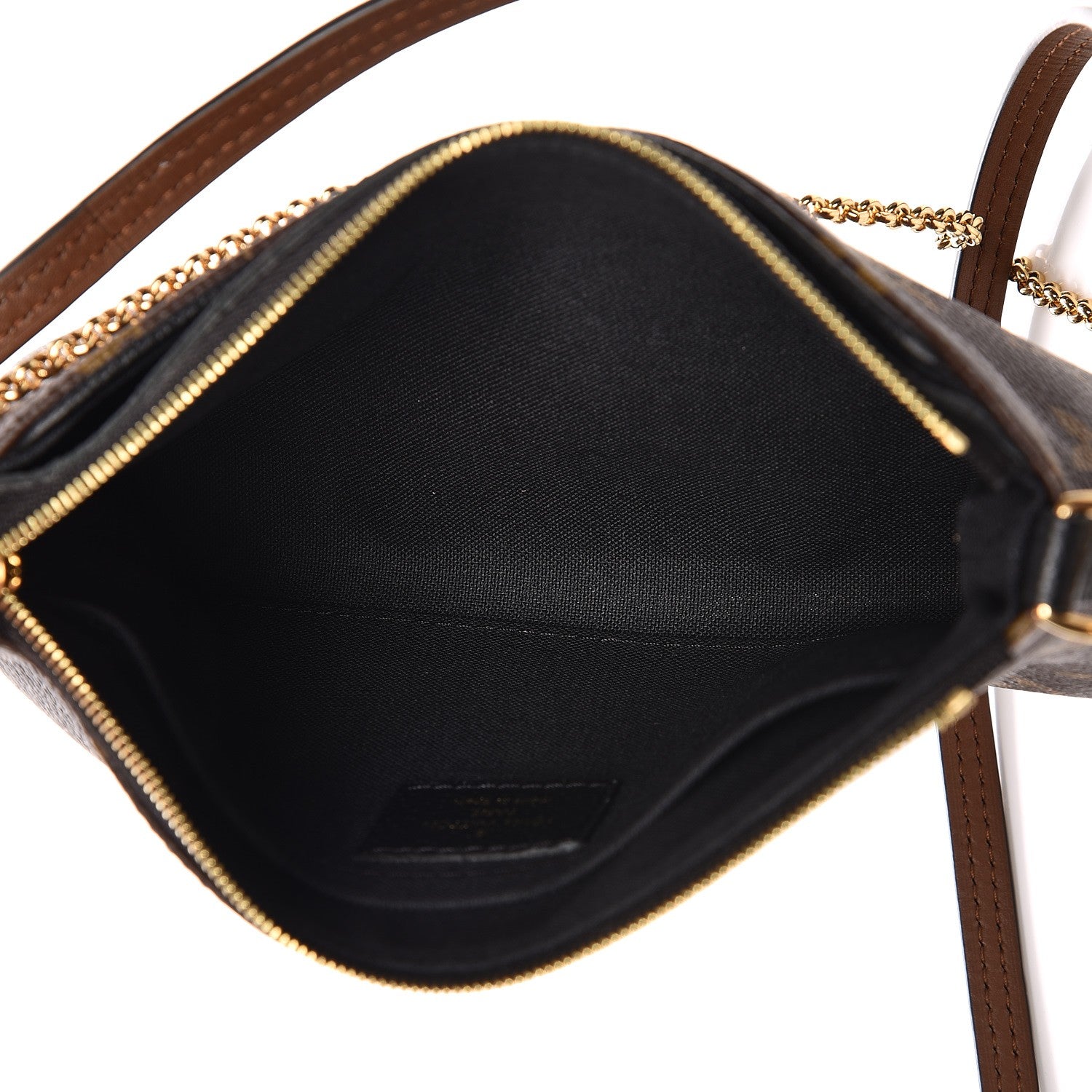 Louis Vuitton Monogram Pallas Clutch Black 5 of 8
