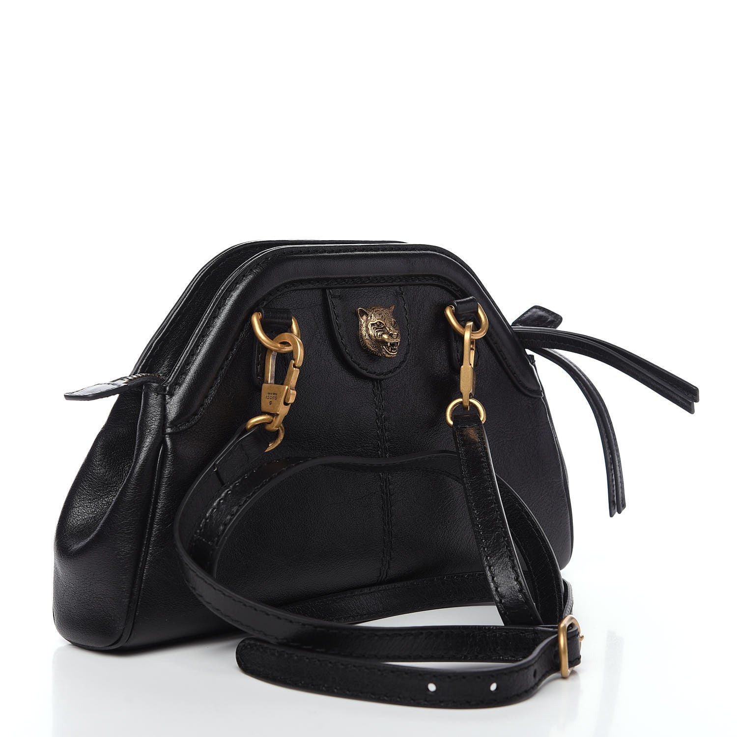 Gucci Calfskin Small Re(Belle) Crossbody Bag Black 2 of 9